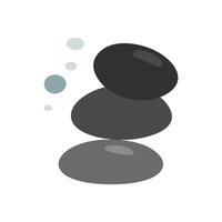 Charming Pebbles in Clear Water vector