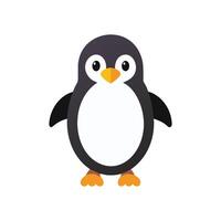 Vibrant Penguin in Arctic Setting vector