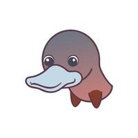 Charming Platypus in Natural Habitat vector