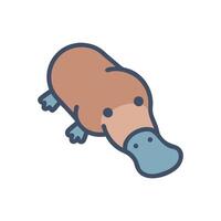 Unique Platypus Illustration for Wildlife Art vector