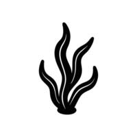 Charming Seaweed in Underwater Scene vector
