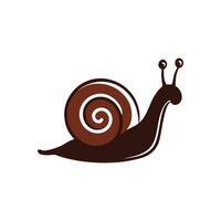 Charming Snail on Leaf vector