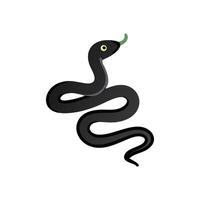 Unique Snake Illustration for EcoArt vector