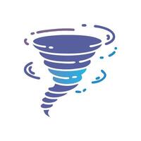 Charming Tornado in Rural Setting vector