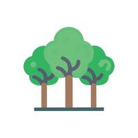 Majestic Tree Canopy in Lush Forest vector