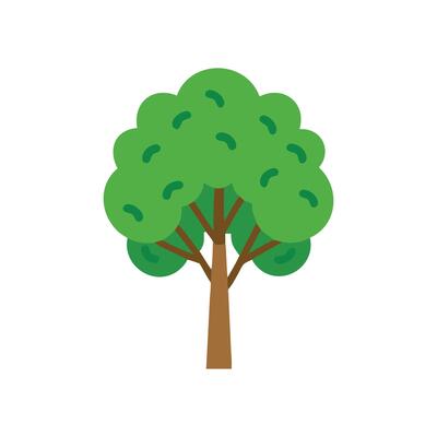 Unique Tree Canopy Illustration for EcoArt
