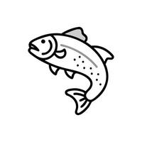 Unique Trout Illustration for Freshwater Art vector