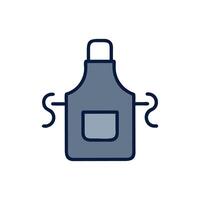 Trendy Apron Concept for Modern Cooking vector