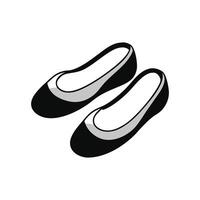 Elegant Ballet Flats Concept for Stylish Looks vector