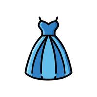 Elegant Ball Gown Design for Special Occasions vector