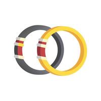 Stylish Bangles Concept for Fashion Enthusiasts vector