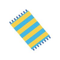 Colorful Beach Towel Design for Summer Fun vector