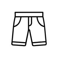 Unique Bermuda Shorts for Creative Designs vector