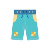 Stylish Board Shorts Concept for Warm Weather vector