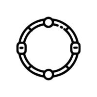 Elegant Bracelet Design for Fashion Accessories vector