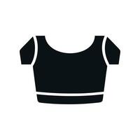 Chic Crop Top Illustration for Warm Days vector