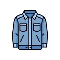 Unique Denim Jacket for Creative Designs vector