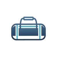 Chic Duffel Bag Design for Travel Adventures vector