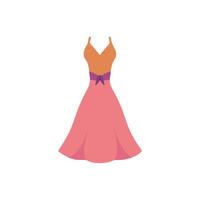 Unique Evening Gown for Creative Designs vector