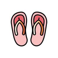 Trendy Flip Flops for Summer Styles vector