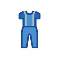 Unique Jumpsuit for Creative Designs vector