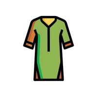 Stylish Kaftan Illustration for Beach Days vector