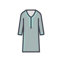 Chic Kaftan Design for Summer Style vector