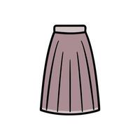 Unique Maxi Skirt for Creative Designs vector