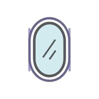 Elegant Mirror Concept for Fashion Enthusiasts vector