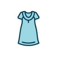 Chic Nightgown Design for Comfortable Nights vector