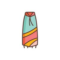 Chic Pareo Design for Beach Style vector