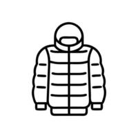Unique Puffer Jacket for Creative Designs vector