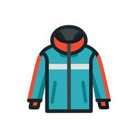 Unique Ski Jacket for Creative Designs vector