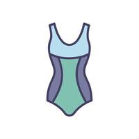Chic Swimsuit CoverUp Design for Beach Days vector