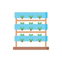 Creative Vertical Garden Icon for Design vector