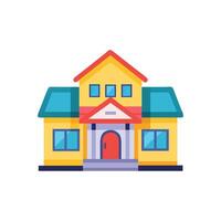 Stylish Villa Icon for Design vector