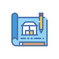 Unique Icon for Architectural Design Concepts vector