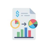 Creative Comparative Market Analysis Icon vector
