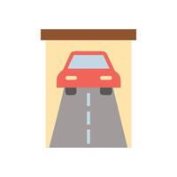 Driveway Icon for Property Design vector