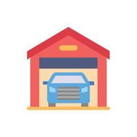 Creative Garage Icon for Property vector