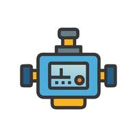Unique Gas Meter Icon for Energy vector