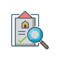 Unique Home Appraisal Icon for Design vector