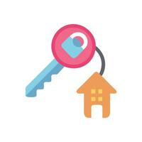 House Key Icon for Security vector