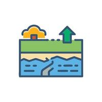 Land Development Icon for Planning vector