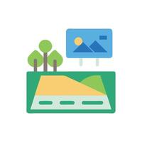 Land Ownership Icon for Property vector