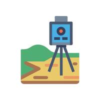 Unique Land Survey Icon for Design vector