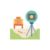 Land Survey Icon for Planning vector