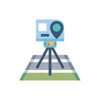 Creative Land Survey Icon for Planning vector