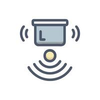 Motion Sensor Icon for Security vector
