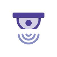 Creative Motion Sensor Icon for Safety vector